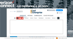 Desktop Screenshot of chefdentreprise.com